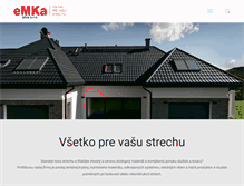 Tablet Screenshot of emkaplus.sk